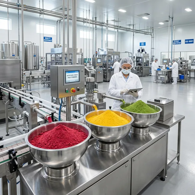 How Food Manufacturers
Use Freeze-Dried Fruit Powders